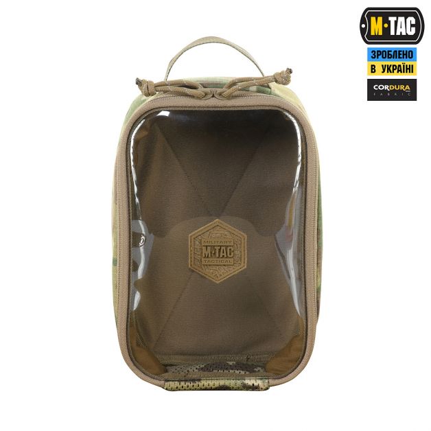 M-Tac органайзер утилитарный прозрачный Elite Small Gen.II Multicam