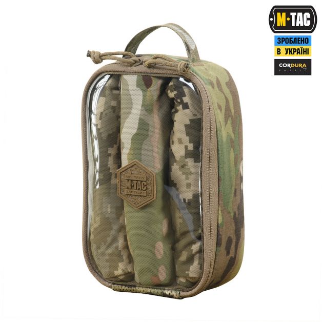 M-Tac органайзер утилитарный прозрачный Elite Small Gen.II Multicam