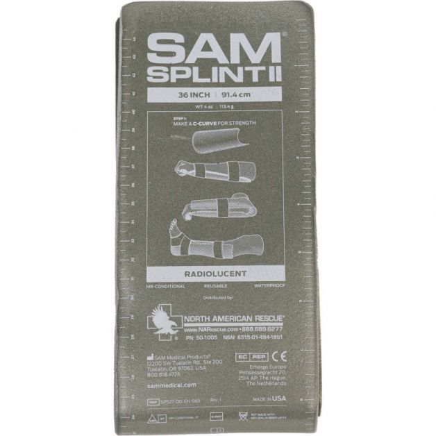 SAM Splint XL шина тактична 91х14 см