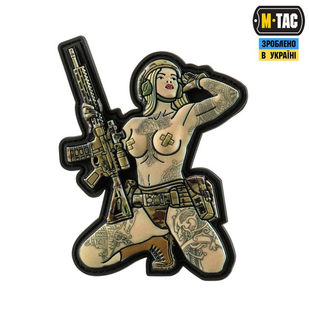 M-Tac нашивка Tactical girl №1 Skandinavik PVC MC