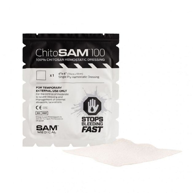 SAM Chito 100 кровоспинна губка 10х10 см