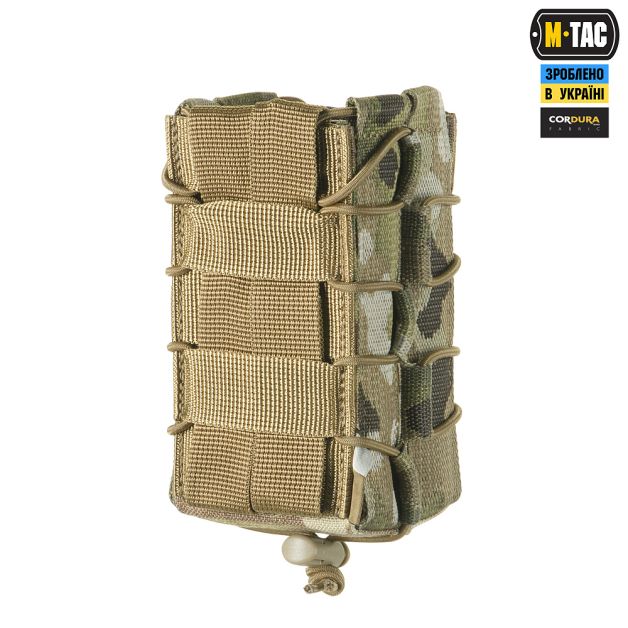 M-Tac подсумок для АК открытый двойной Gen.3 Laser Cut Multicam