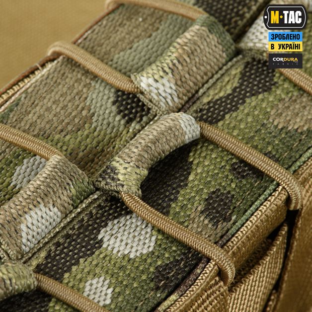 M-Tac подсумок для АК открытый двойной Gen.3 Laser Cut Multicam