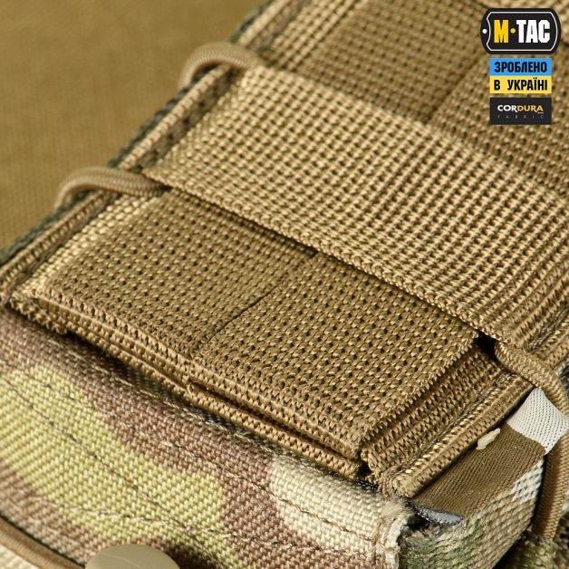 M-Tac подсумок для АК открытый двойной Gen.3 Laser Cut Multicam