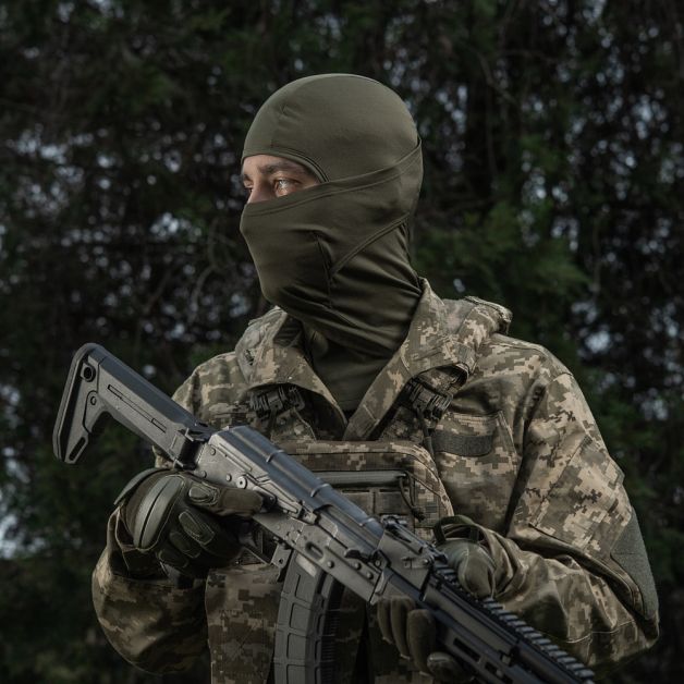 M-Tac балаклава-ниндзя потоотводящая Polartec Army Olive