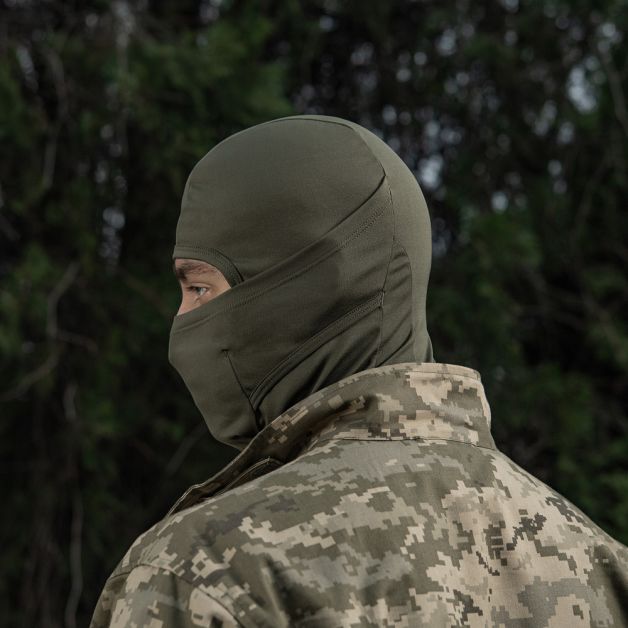 M-Tac балаклава-ниндзя потоотводящая Polartec Army Olive