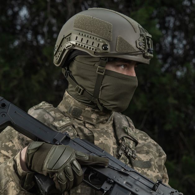 M-Tac балаклава-ниндзя потоотводящая Polartec Army Olive