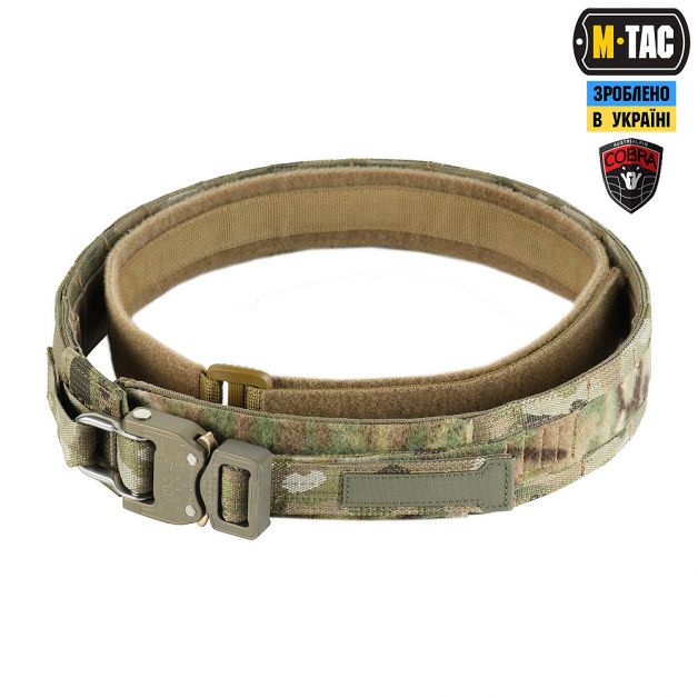M-Tac ремень Range Belt D-Ring Cobra Buckle Multicam