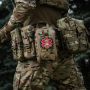 M-Tac нашивка Paramedic Медвідь (вышивка) Bronze/Black
