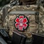 M-Tac нашивка Paramedic Медвідь (вышивка) Pink/Black