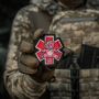 M-Tac нашивка Paramedic Медвідь (вышивка) Pink/Black