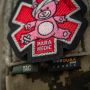 M-Tac нашивка Paramedic Медвідь (вышивка) Pink/Black