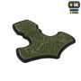 M-Tac нашивка Mjölnir Large PVC Olive