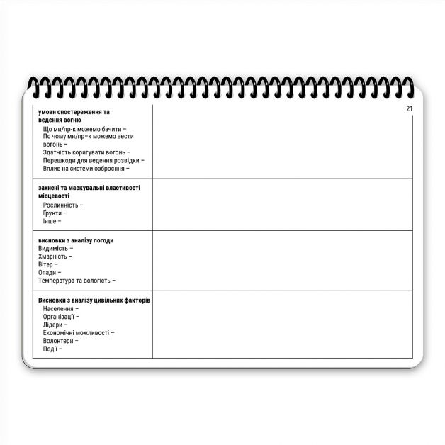 Ecopybook Tactical Блокнот командира взводу