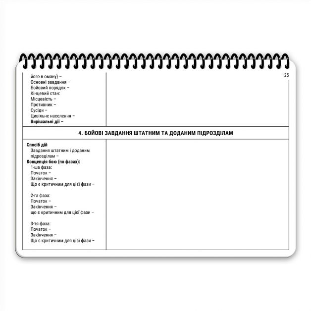 Ecopybook Tactical Блокнот командира взводу