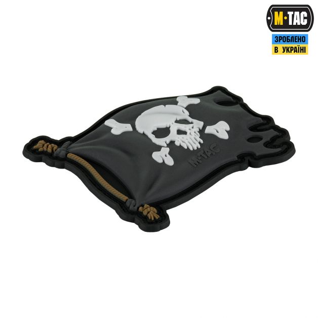 M-Tac нашивка Веселий Роджер PVC Black