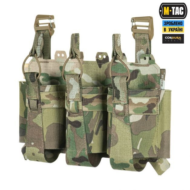 M-Tac передня панель для плитоноски Cuirass QRS на три магазина Multicam