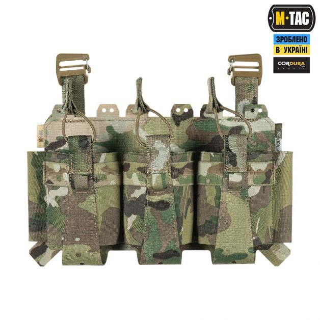 M-Tac передня панель для плитоноски Cuirass QRS на три магазина Multicam