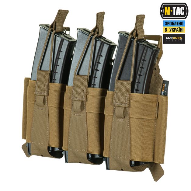 M-Tac передняя панель для плитоноски Cuirass QRS на три магазина Coyote