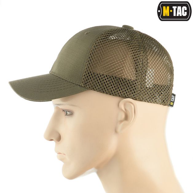 M-Tac бейсболка з сіткою Flex ріп-стоп Dark Olive