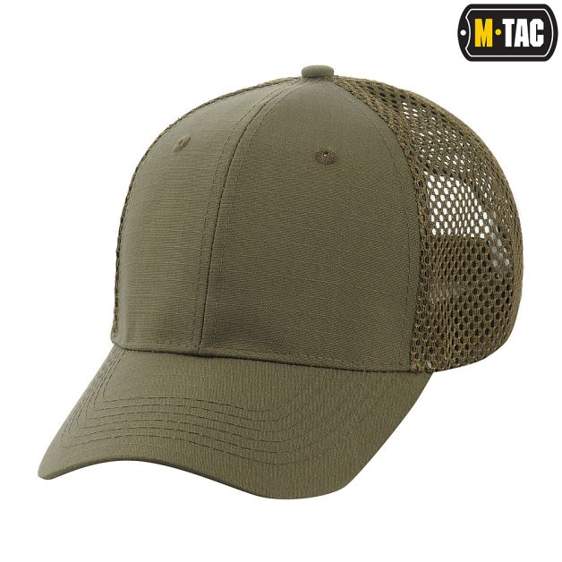 M-Tac бейсболка з сіткою Flex ріп-стоп Dark Olive