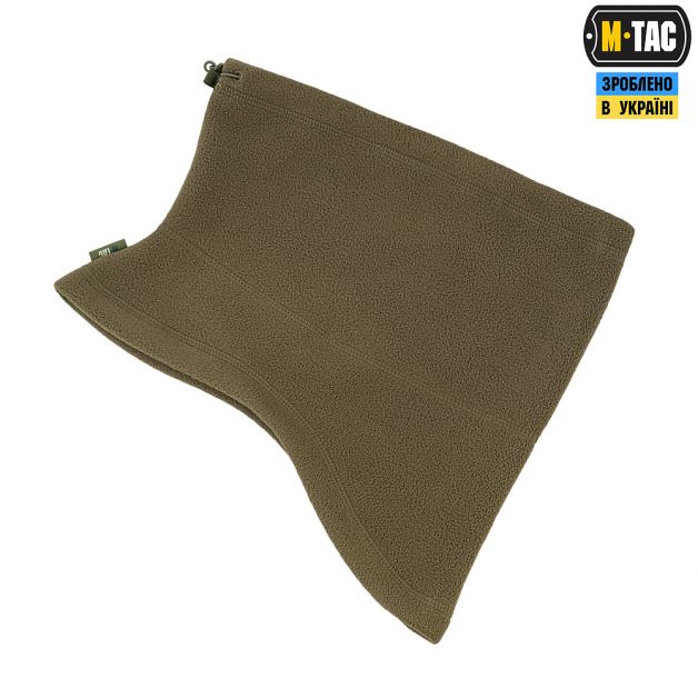 M-Tac шарф-труба анатомический с затяжкой Elite флис (320г/м2) Dark Olive