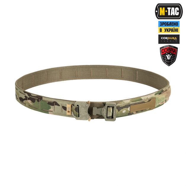 M-Tac ремень Cobra Buckle Tactical Belt Laser Cut Multicam