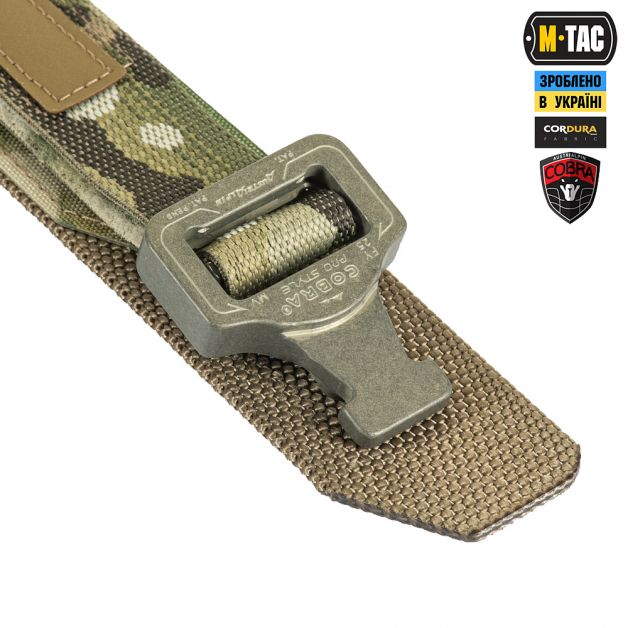 M-Tac ремень Cobra Buckle Tactical Belt Laser Cut Multicam