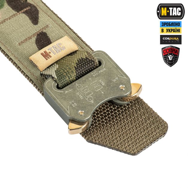 M-Tac ремень Cobra Buckle Tactical Belt Laser Cut Multicam