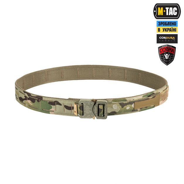 M-Tac ремень Cobra Buckle Tactical Belt Laser Cut Multicam