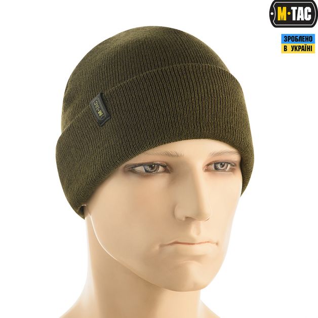M-Tac шапка тонка в'язка 100% акрил Dark Olive