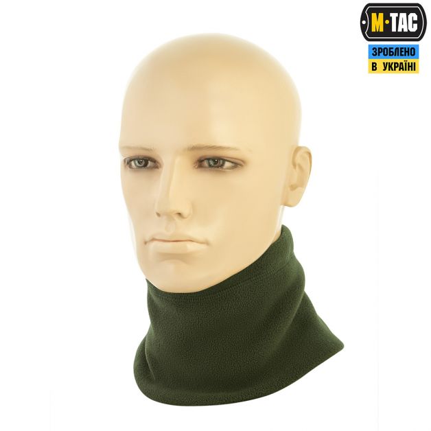 M-Tac шарф-труба Elite короткий с затяжкой флис (320г/м2) Army Olive