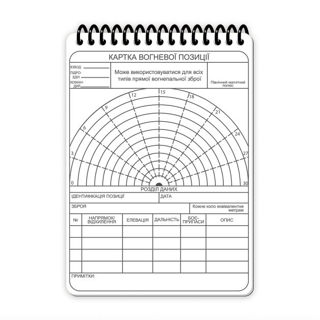Ecopybook Tactical Блокнот командира відділення