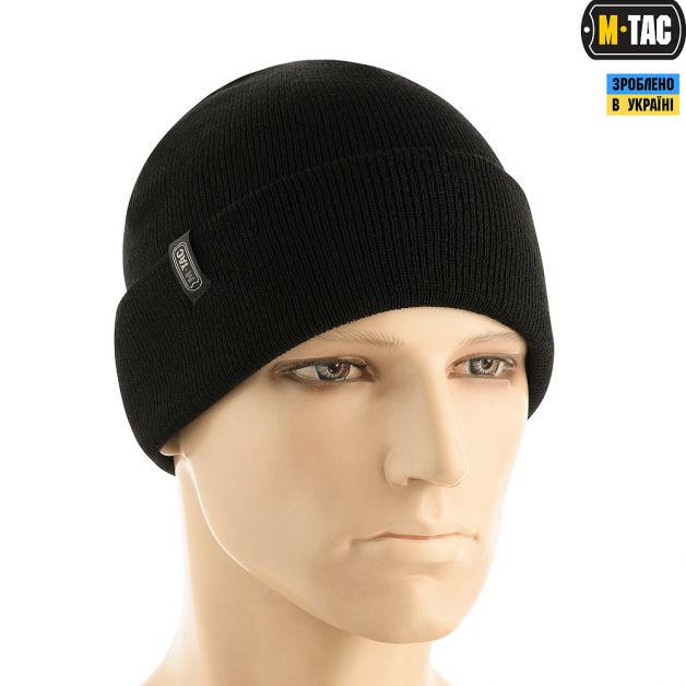 M-Tac шапка тонка в'язка 100% акрил Black