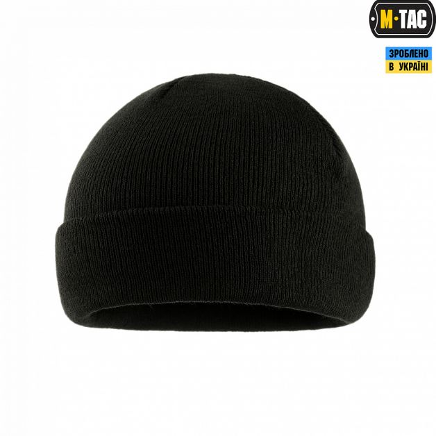 M-Tac шапка тонка в'язка 100% акрил Black