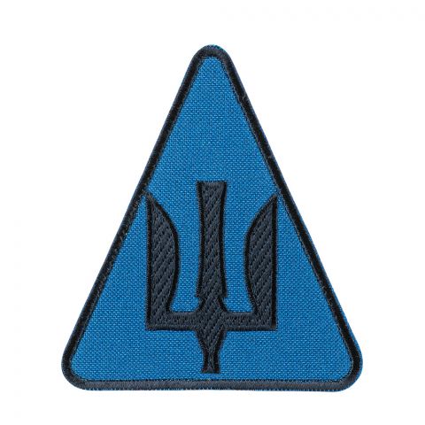 Шеврон Радіотехнічні війська ПС тризуб блакитний