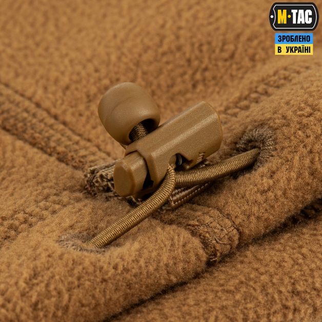 M-Tac шарф-труба Elite короткий с затяжкой флис (320г/м2) Coyote Brown