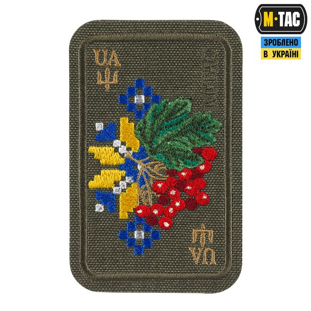 M-Tac нашивка Орнамент Калина (вишивка) Ranger Green