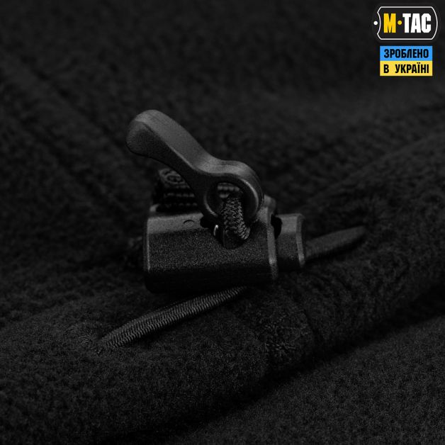 M-Tac шарф-труба анатомический с затяжкой Elite флис (320г/м2) Black