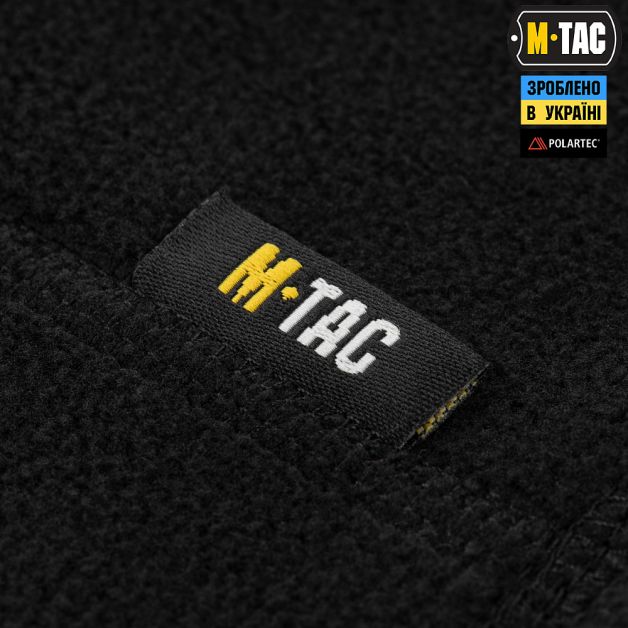 M-Tac шарф-труба Elite короткий с затяжкой флис (320г/м2) Black