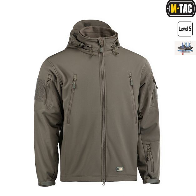 M-Tac куртка Soft Shell с подстежкой Olive