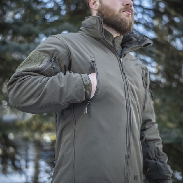 M-Tac куртка Soft Shell с подстежкой Olive