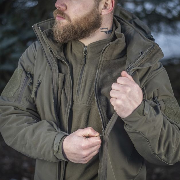 M-Tac куртка Soft Shell с подстежкой Olive