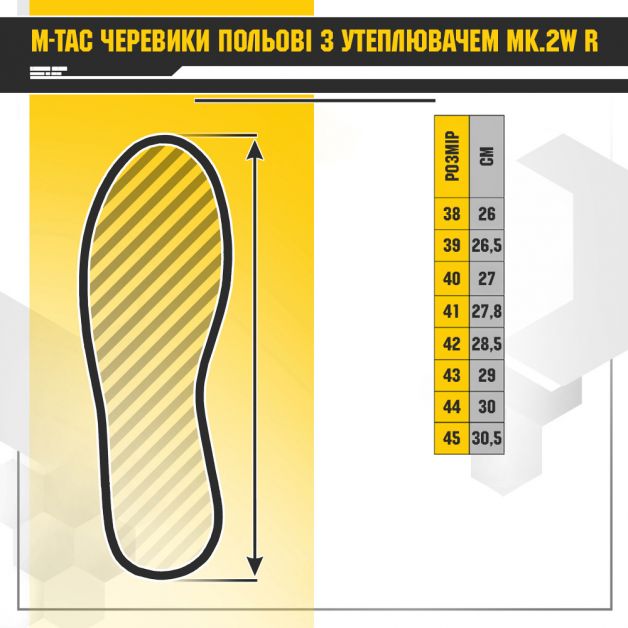 M-Tac ботинки полевые с утеплителем Mk.2W R Gen.II Coyote