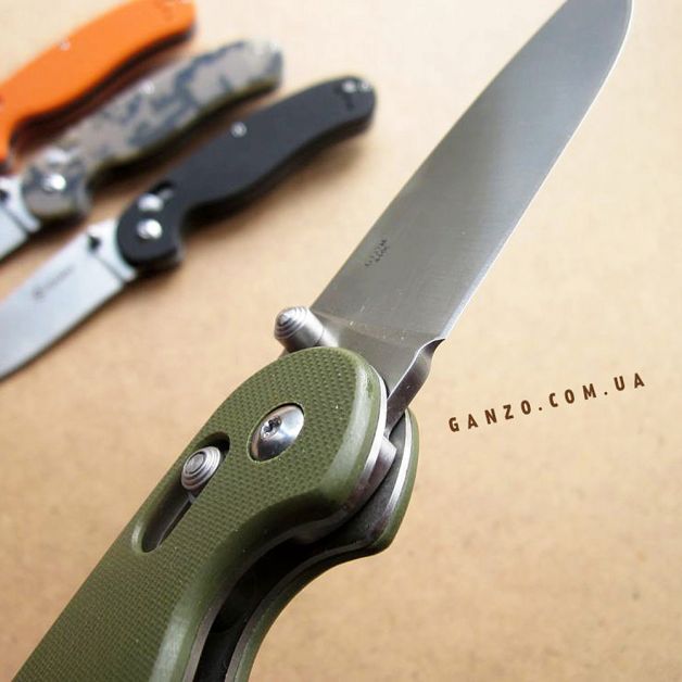 Ніж складаний Ganzo D727M green (D2 сталь)