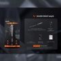 Fenix тактическая ручка Т6 с фонариком черная