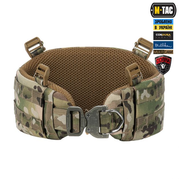 M-Tac пояс тактический War Belt ARMOR Tegris D-Ring Cobra Multicam