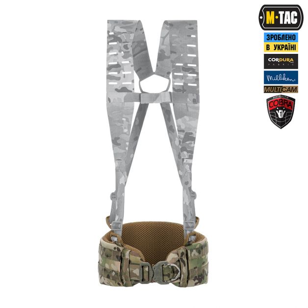 M-Tac пояс тактический War Belt ARMOR Tegris D-Ring Cobra Multicam