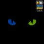 M-Tac нашивка Cat Eyes Laser Cut Multicam/Yellow/Blue/GID