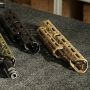 Крук цевье для АК длинное с креплением M-Lok и длинным верхним мостом Black